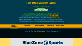 What Laketahoemarathon.com website looked like in 2023 (1 year ago)