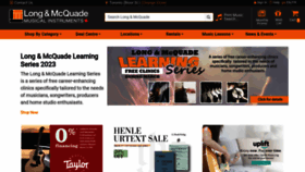 What Long-mcquade.com website looked like in 2023 (2 years ago)