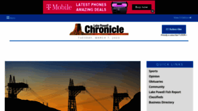 What Lakepowellchronicle.com website looked like in 2023 (1 year ago)