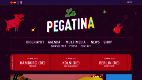 What Lapegatina.com website looked like in 2023 (1 year ago)