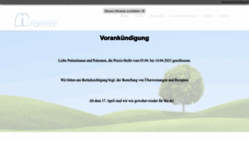 What Lungenarzt-hang.de website looked like in 2023 (1 year ago)