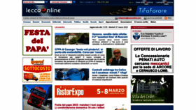 What Leccoonline.com website looked like in 2023 (1 year ago)