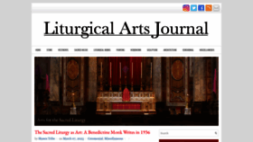 What Liturgicalartsjournal.com website looked like in 2023 (1 year ago)