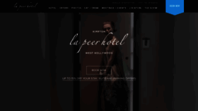 What Lapeerhotel.com website looked like in 2023 (1 year ago)