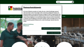 What Landwirtschaft.de website looked like in 2023 (1 year ago)