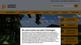 What Landkreis-esslingen.de website looked like in 2023 (1 year ago)