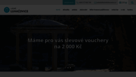 What Lazneluhacovice.cz website looked like in 2023 (1 year ago)