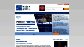 What Lsnj.org website looked like in 2023 (3 years ago)