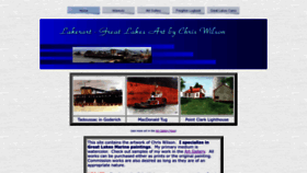 What Lakerart.com website looked like in 2023 (1 year ago)