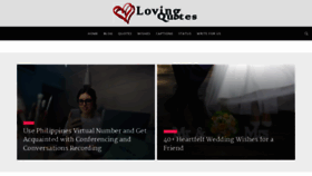 What Lovingquotes.net website looked like in 2023 (2 years ago)