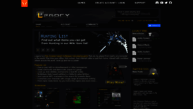 What Legacy-game.net website looked like in 2023 (1 year ago)