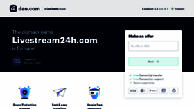 What Livestream24h.com website looked like in 2023 (1 year ago)