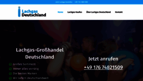 What Lachgasdeutschland.de website looked like in 2023 (1 year ago)