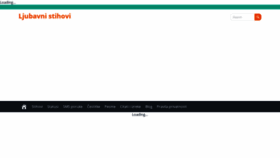 What Ljubavni-stihovi.com website looked like in 2023 (1 year ago)