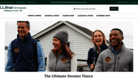 What Llbeanbusiness.com website looked like in 2023 (1 year ago)