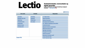 What Lectio.dk website looked like in 2023 (1 year ago)