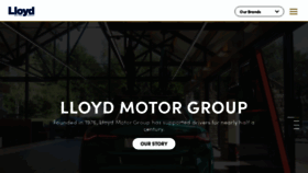 What Lloydmotorgroup.com website looked like in 2023 (1 year ago)