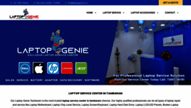 What Laptopgenie.in website looked like in 2023 (1 year ago)