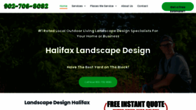 What Landscapedesignhalifax.com website looked like in 2023 (1 year ago)