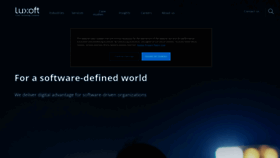 What Luxoft.com website looked like in 2023 (1 year ago)