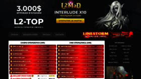 What L2-top.ru website looked like in 2023 (2 years ago)
