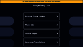 What Langenberg.com website looked like in 2023 (1 year ago)