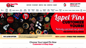 What Lapelpinnow.com website looked like in 2023 (1 year ago)