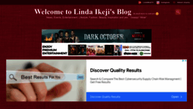 What Lindaikejisblog.com website looked like in 2023 (1 year ago)