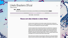 What Likelo.com.br website looked like in 2023 (1 year ago)