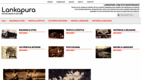 What Lankapura.com website looked like in 2023 (1 year ago)