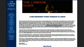 What Londontourist.org website looked like in 2023 (1 year ago)