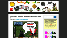 What Lotterysquirrel.com website looked like in 2023 (1 year ago)