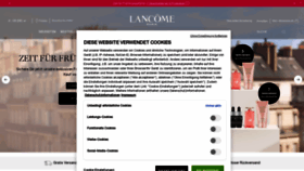 What Lancome.de website looked like in 2023 (1 year ago)
