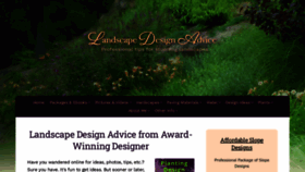 What Landscape-design-advice.com website looked like in 2023 (1 year ago)