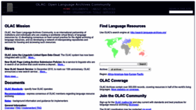 What Language-archives.org website looked like in 2023 (2 years ago)