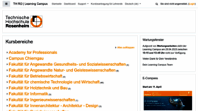 What Learning-campus.fh-rosenheim.de website looked like in 2023 (2 years ago)
