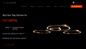 What Luxlightingdesign.net website looked like in 2023 (1 year ago)