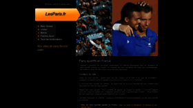 What Lesparis.fr website looked like in 2023 (This year)