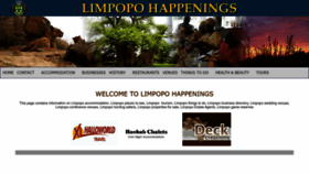 What Limpopohappenings.co.za website looked like in 2023 (1 year ago)