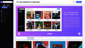 What Letsloop.com website looked like in 2023 (2 years ago)