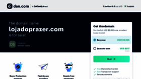 What Lojadoprazer.com website looked like in 2023 (This year)