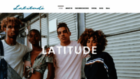 What Latitudetalent.com website looked like in 2023 (1 year ago)