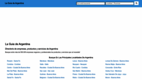 What Laguiadeargentina.com website looked like in 2023 (This year)