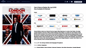 What Londonhasfallen.com website looked like in 2023 (This year)