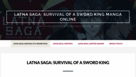 What Latnasagachapters.com website looked like in 2023 (2 years ago)