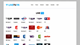 What Livetv.fr website looked like in 2023 (This year)