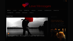 What Lovemessages.com.ng website looked like in 2023 (This year)