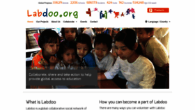 What Labdoo.org website looked like in 2023 (3 years ago)