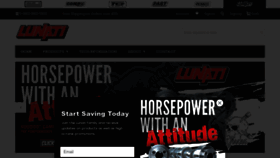 What Lunatipower.com website looked like in 2023 (This year)