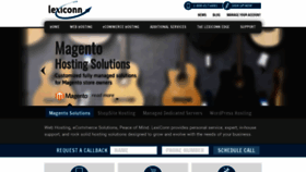 What Lexiconn.com website looked like in 2023 (This year)